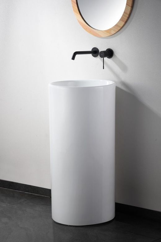 Inbyggd ettgrepps tvättställsblandare Génova Mattsvart GLG053/NG Imex