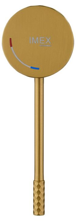 Génova Borstad guld Enkelhandtags dold tvättställsblandare GLG053/OC