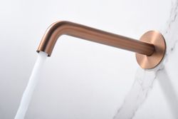 Inbyggd ettgrepps tvättställsblandare Génova Rose guldborste GLG053/ORC Imex