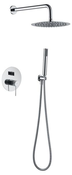 Conjunto de ducha empotrado Line Cromo GPD038 Imex