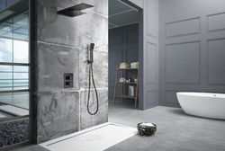 Imex matt svart Rodas inbyggd kran