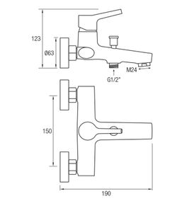 Übungsgerät für Badewanne Aquassent