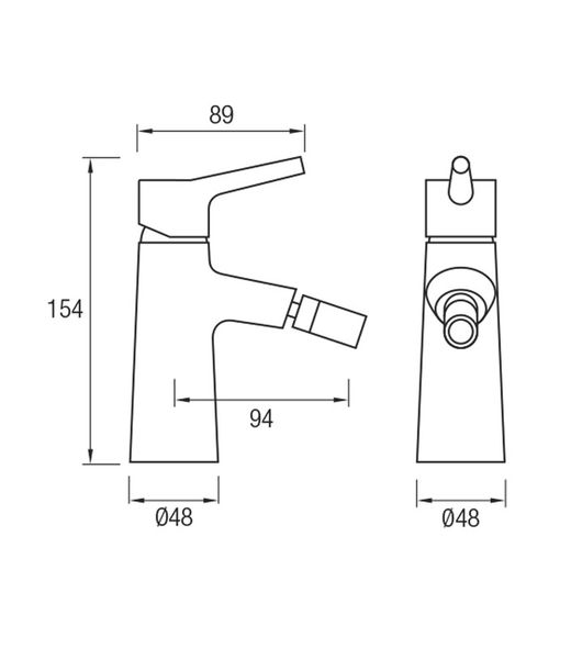 Exer bide tap Aquassent