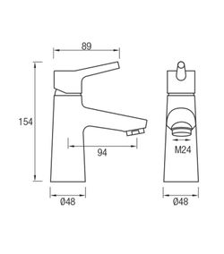 Torneira para lavatório Exer Aquassent