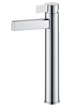 Grifo lavabo alto Elba cromo/blanco BDA022-3BL Imex