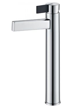 Grifo lavabo alto Elba cromo/negro mate BDA022-3NG Imex