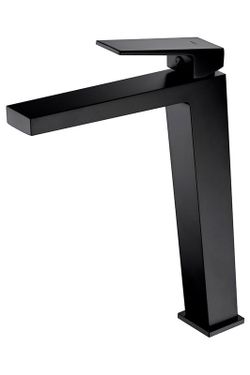 Grifo lavabo alto Art negro mate BDAR025-3NG Imex
