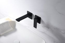 Grifo lavabo empotrado Fiyi negro GLFO16NG Imex