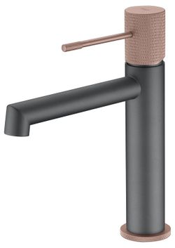 Grifo Lavabo Line Gris mate-champagne BDD038-1GC  Imex