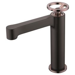 Sink tap Olimpo black rose gold Imex