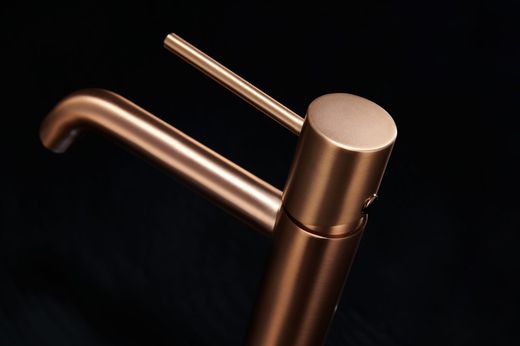 Monza geborstelde roségouden wastafelkraan BDM039-1ORC Imex