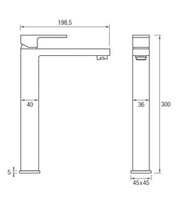 Luxor Spültischarmatur Alto Aquassent