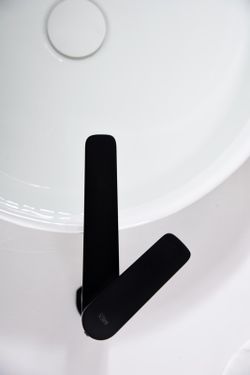 Naples hoge wastafelmengkraan mat zwart BDN047-3NG Imex