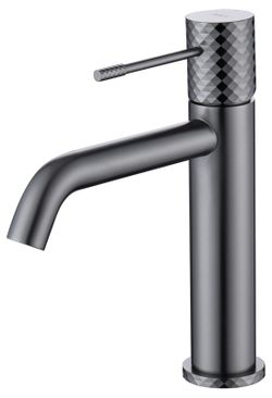 Grifo monomando lavabo Génova Black gun metal BDG053-1BGM Imex