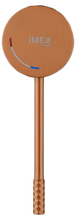 Grifo monomando lavabo Génova Oro rosa cepillado BDG053-1ORC Imex