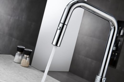 Aixeta monocomandament Niça crom broc alt extraïble Ref. GCE027 Imex