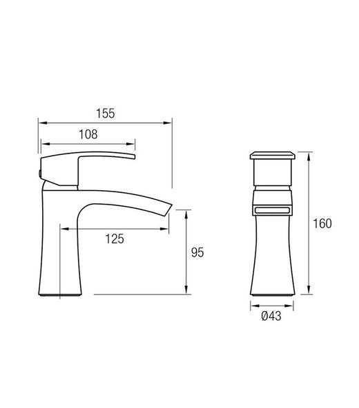 Orleans kran för Aquassent -bassäng