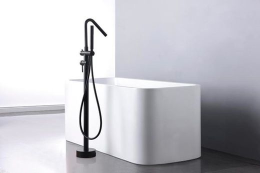 Freistehender Badewannenhahn Schwarz Korsika. Imex