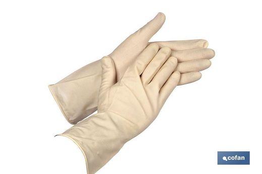 Gant Latex Naturel Non Floqué Taille 6