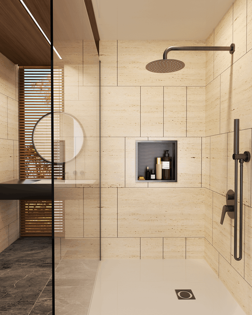 Hornacina Cuadrada Atlantic Níquel Cepillado HOR001/NQ