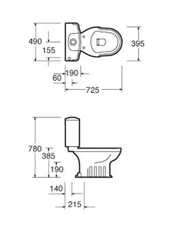 Komplette Toilette Griechenland Wengué Sanitana