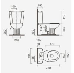 Grecia S / H Sanitana toilet