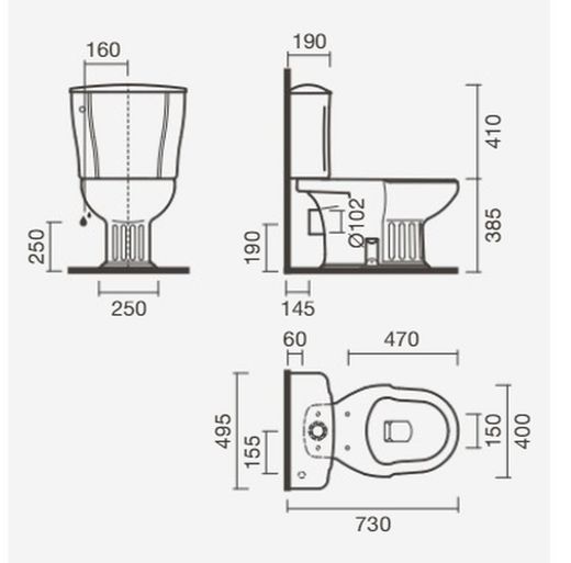 Grecia S / H Sanitana toilet