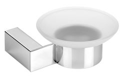 Jabonera adhesiva pared Kiro cromo KI-09 Pyp