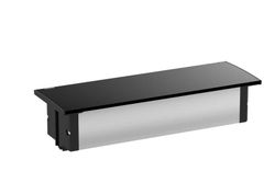 Kapsa 2 tomadas + 2 usb acabamento preto fosco