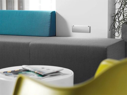 Kapsa 3 nätuttag vit matt finish