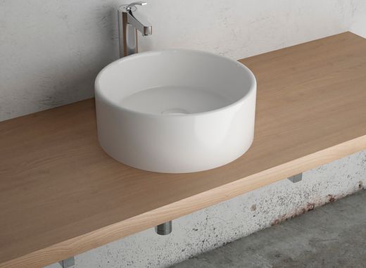 Lavabo Porcelana Tebas 40Øx15 cm
