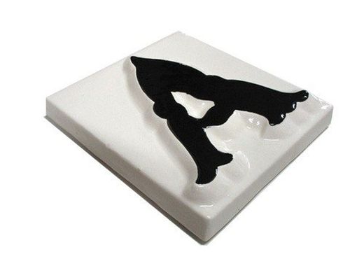 Klassisk Kakelbokstav 15x15 cm