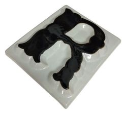 Klassisk Kakelbokstav 15x15 cm