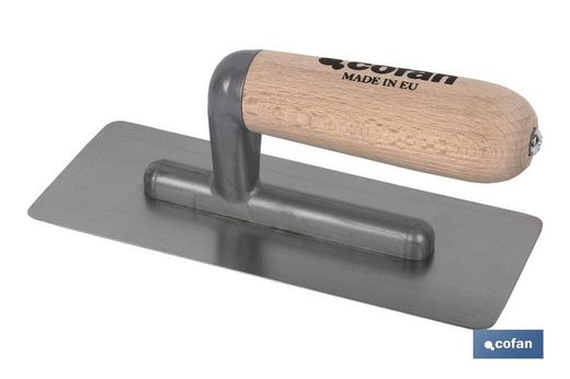 Inox unpolierte venezianische Kelle 240X100Mm