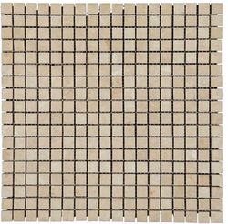 Malla piedra natural 30,5X30,5 Marfil Satin Anjasora