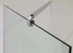 Mampara de ducha cristal fijo transparente Walk-In Castel