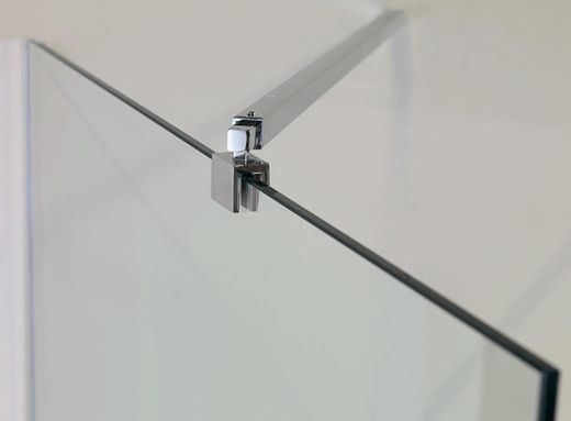 Mampara de ducha cristal fijo transparente Walk-In Castel