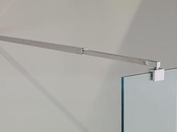 Mampara de ducha cristal fijo transparente Walk-In Castel