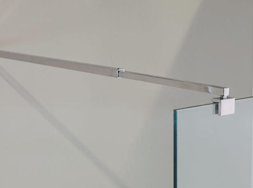 Mampara de ducha cristal fijo transparente Walk-In Castel