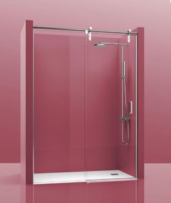 Mampara de ducha corredera Atempo100 cristal transparente Castel