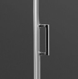 Mampara de dutxa corredissa Atempo100 vidre transparent Castel