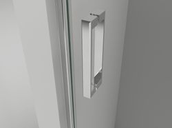 Elegancki, przesuwany parawan prysznicowy ze szkła przezroczystego 100 Castel