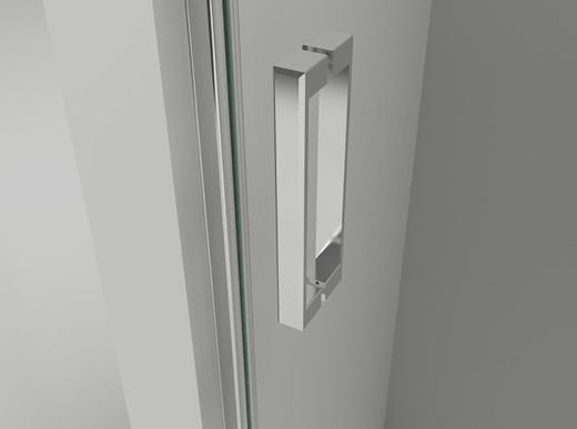 Elegancki, przesuwany parawan prysznicowy ze szkła przezroczystego 100 Castel