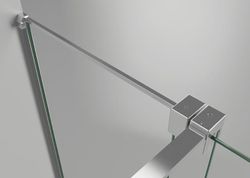 Mampara de dutxa corredissa Free 100 vidre transparent Castel