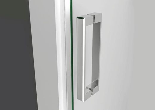 Mampara de dutxa corredissa Free 100 vidre transparent Castel