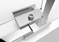 Mampara de dutxa corredissa Magma100 vidre transparent Castel