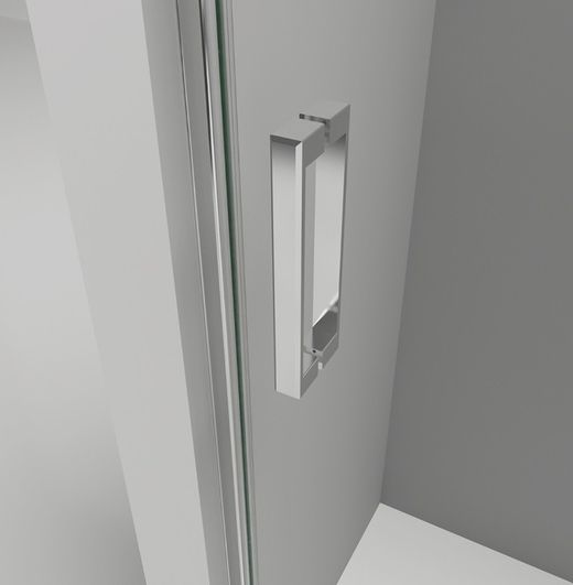 Mampara de dutxa corredissa Magma100 vidre transparent Castel