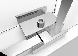 Mampara de ducha angular corredera Magna 300 2 fijos + 2 puertas Castel