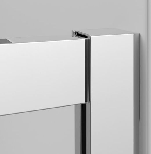 Mampara de ducha angular corredera Magna 400 2 fijos + 1 puerta Castel