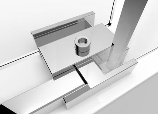 Mampara Ducha Corredera Magma200 cristal transparente Castel